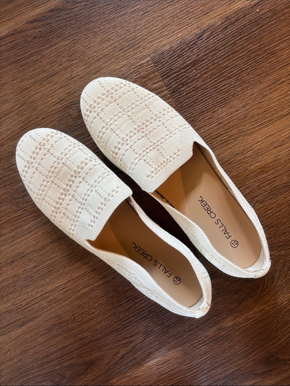 Falls Creek Cream Slip-On Loafers for Women